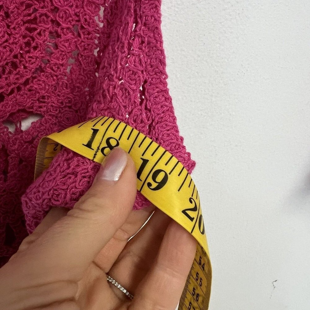 Caroline Constas Pink Crochet Top and Skirt Set - Picture 6 of 12